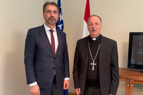 Zamjenik predsjedavajućeg Predstavničkog doma PSBiH Marinko Čavara susreo se s biskupom Vojnog ordinarijata u BiH